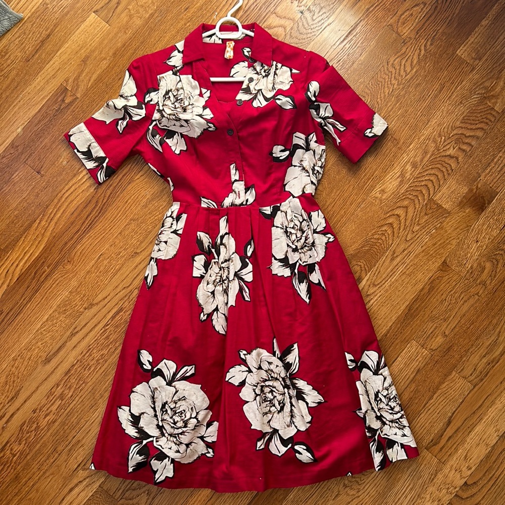 Anthropologie Rose Dress